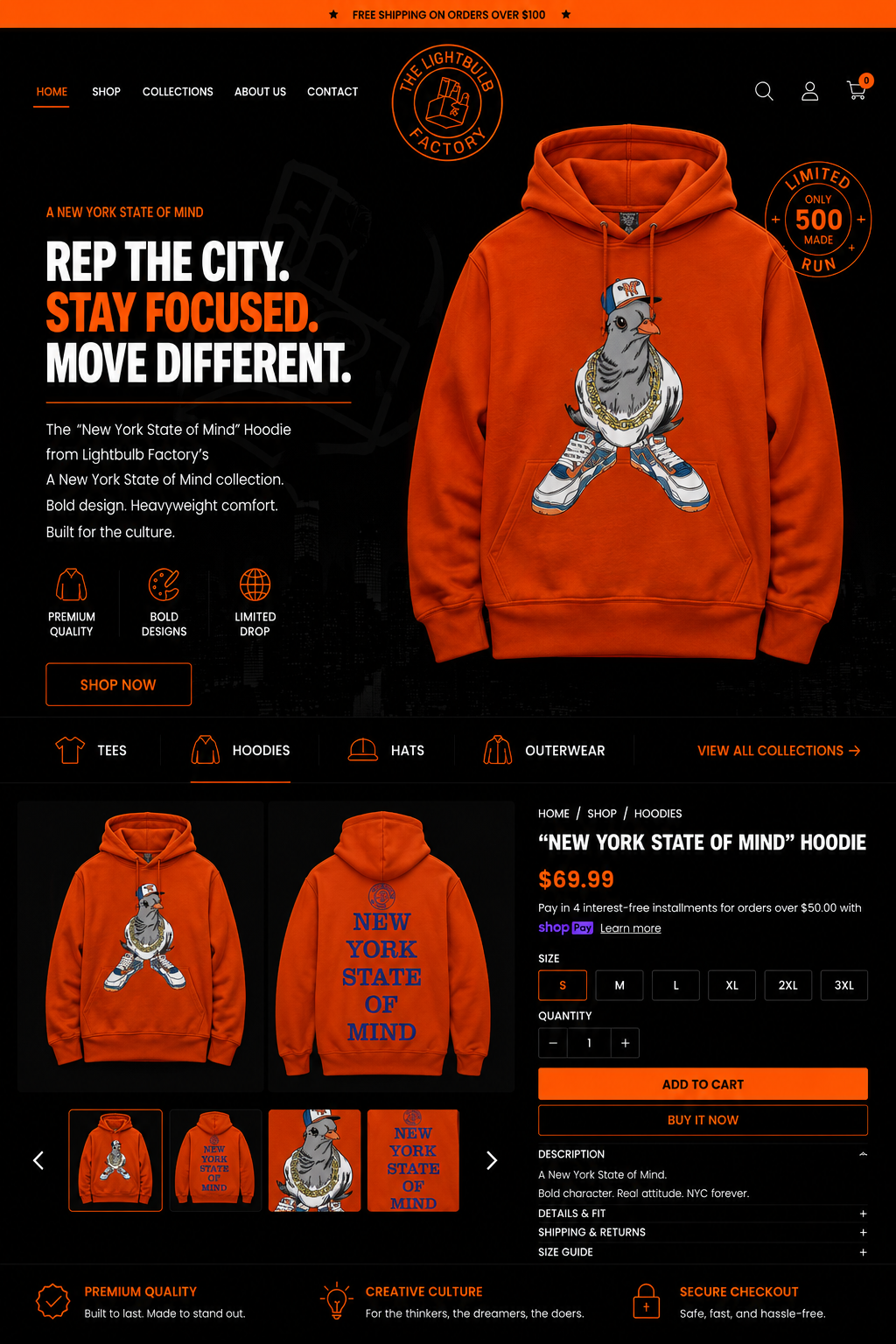 New York State of Mind Hoodie